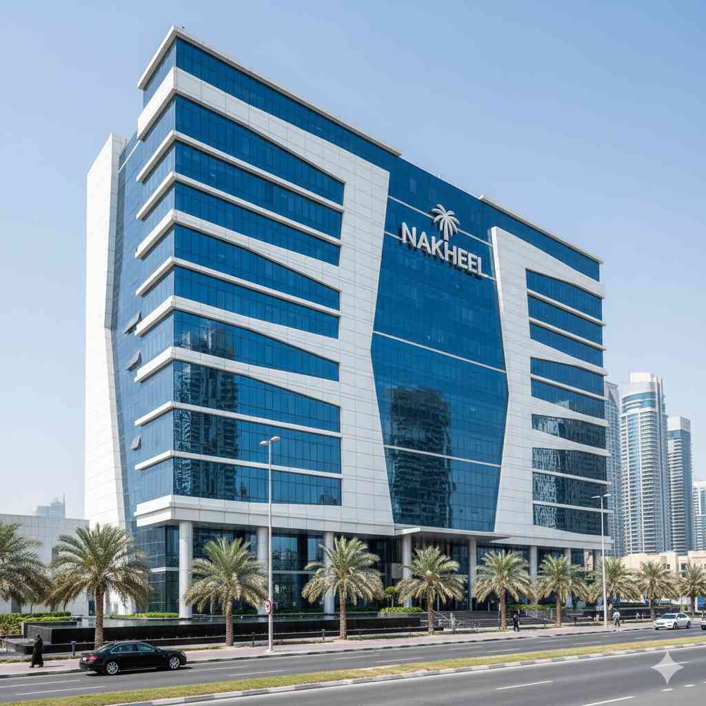 Emaar Properties luxury residential tower at Downtown Dubai with Burj Khalifa.