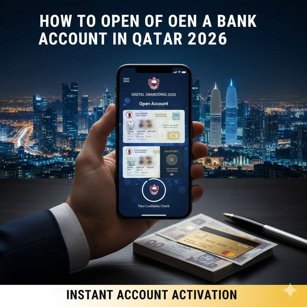 How to Open a Bank Account in Qatar 2026 – Step-by-Step