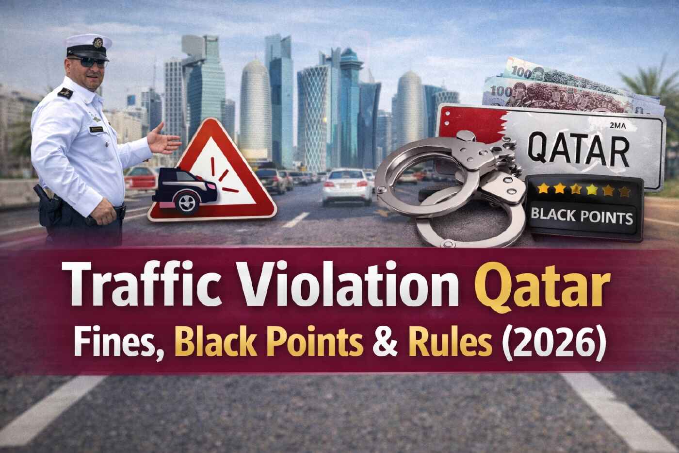 Traffic Violation Qatar Fines, Black Points & Rules (2026)
